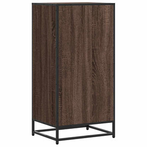 Ράφι παπουτσιών καφέ δρυς 48x38x97,5 cm Κατασκευασμένο ξύλο