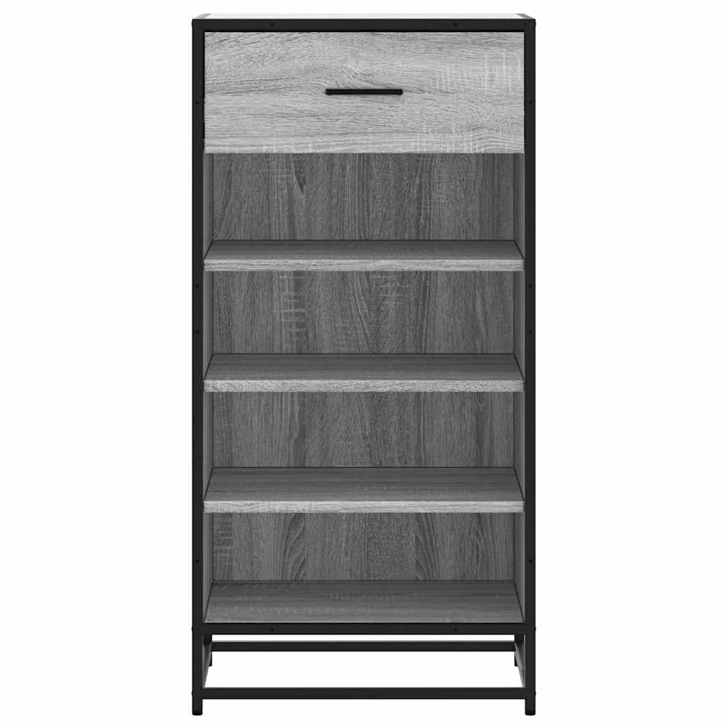 Ράφι παπουτσιών  Γκρι Sonoma 48x38x97,5 cm Κατασκευασμένο ξύλο