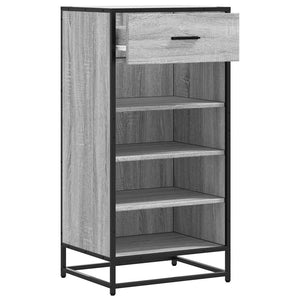 Ράφι παπουτσιών  Γκρι Sonoma 48x38x97,5 cm Κατασκευασμένο ξύλο