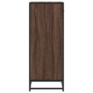 Ράφι παπουτσιών καφέ δρυς 48x38x97,5 cm Κατασκευασμένο ξύλο
