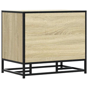 Πάγκος παπουτσιών Δρυς sonoma 60x40x53,5 cm Επεξεργασμένο ξύλο