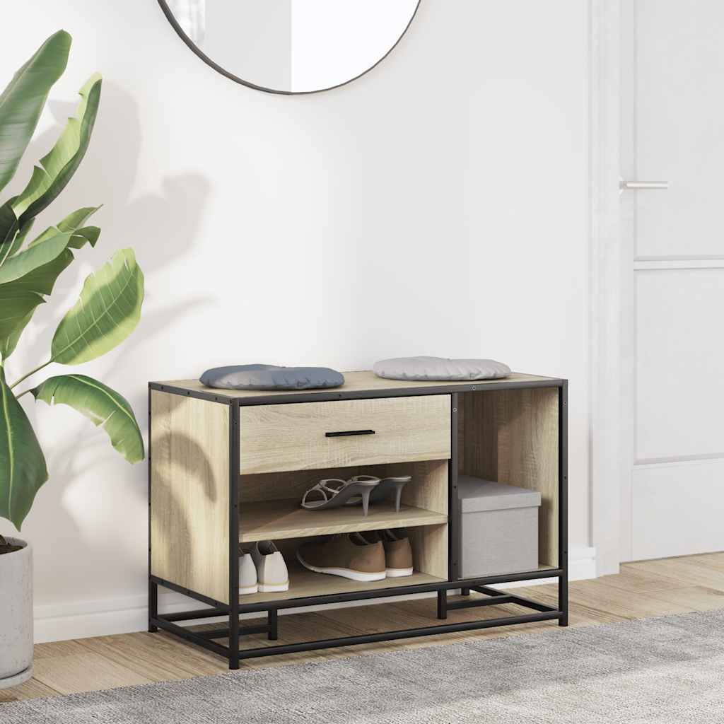 Πάγκος παπουτσιών  Sonoma Oak 80x40x53,5 cm