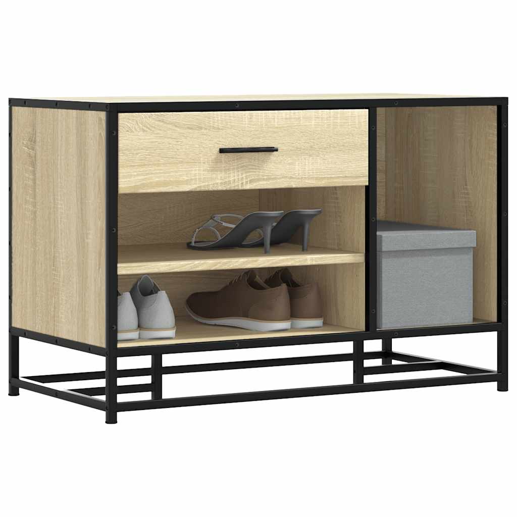Πάγκος παπουτσιών  Sonoma Oak 80x40x53,5 cm