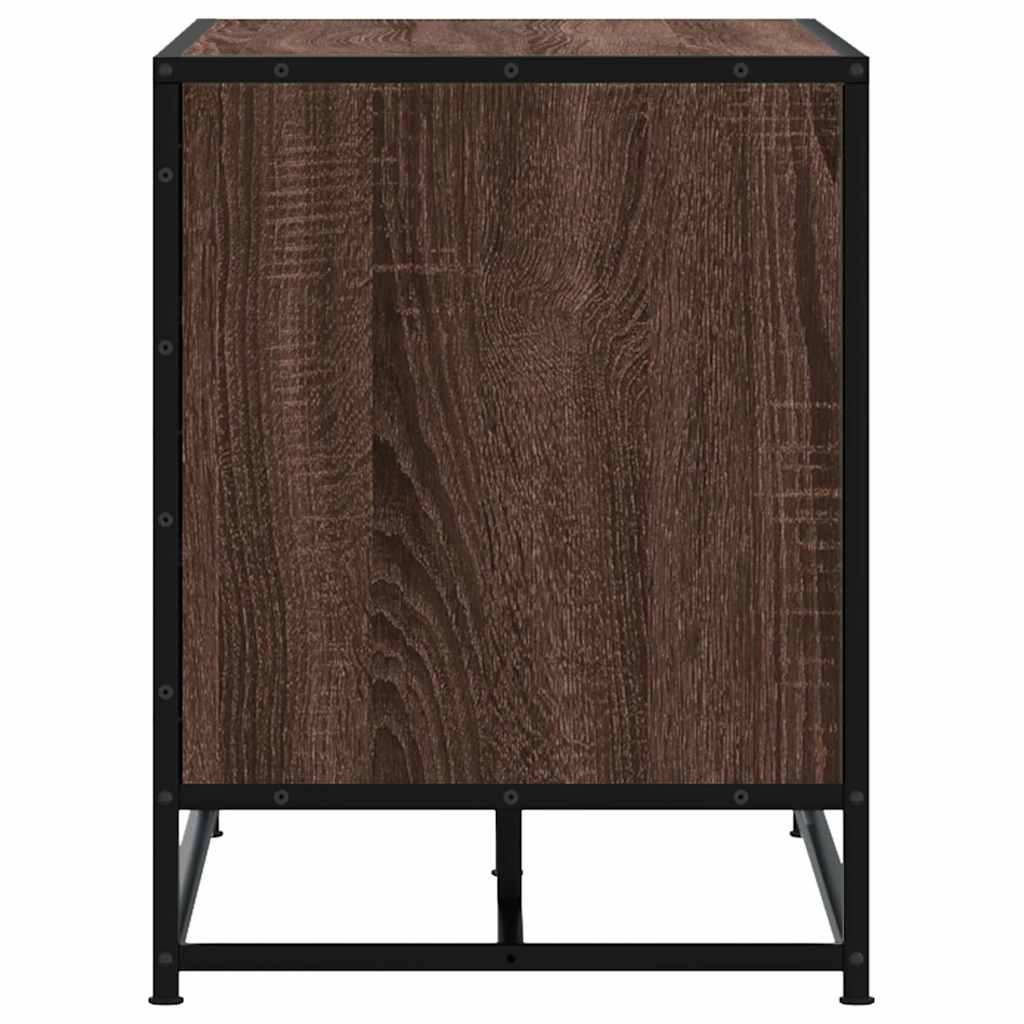 Πάγκος παπουτσιών  καφέ δρυς 84x40x53,5 cm - Pakobazaar