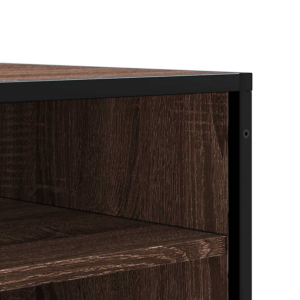 Πάγκος παπουτσιών  καφέ δρυς 84x40x53,5 cm - Pakobazaar