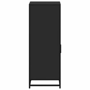 Ντουλάπι μπάνιου Μαύρο 35x37,5x100 cm Ξύλινη κατασκευή