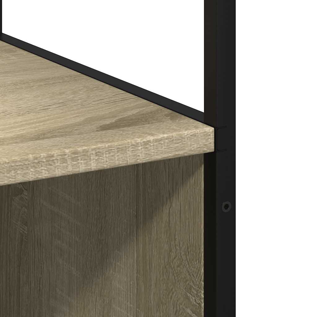 Ντουλάπι μπάνιου Sonoma Oak 35x37,5x166 cm Κατασκευασμένο ξύλο
