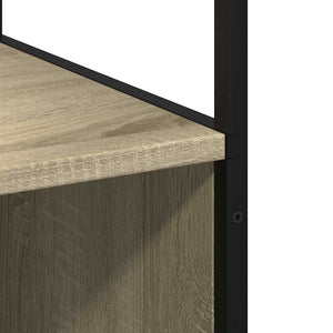 Ντουλάπι μπάνιου Sonoma Oak 35x37,5x166 cm Κατασκευασμένο ξύλο