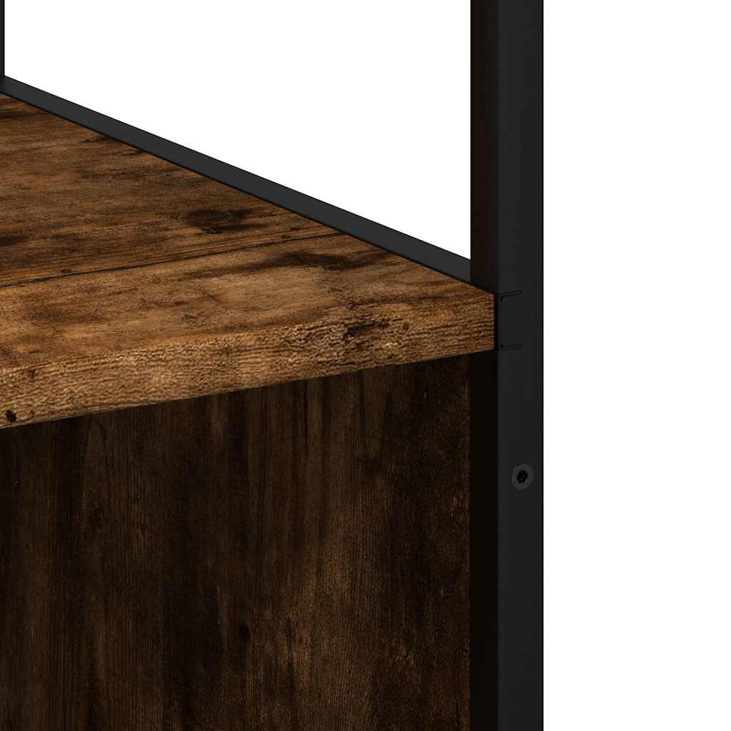 Ντουλάπι μπάνιου καπνιστή βελανιδιά 35x37,5x166 cm - Pakobazaar