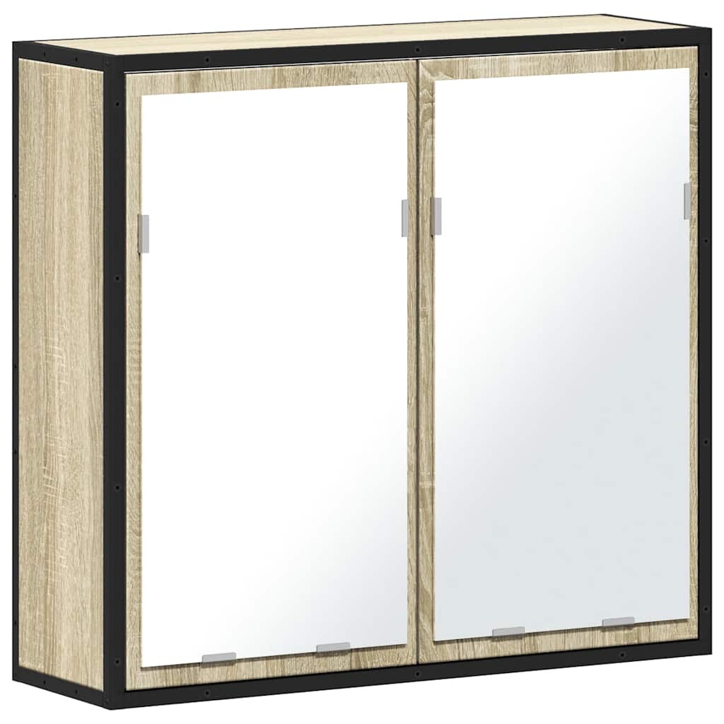 Ντουλάπι Καθρέφτη Μπάνιου Sonoma Δρυς 65 x 20 x 60 εκ. από Τεχνητό Ξύλο - Pakobazaar