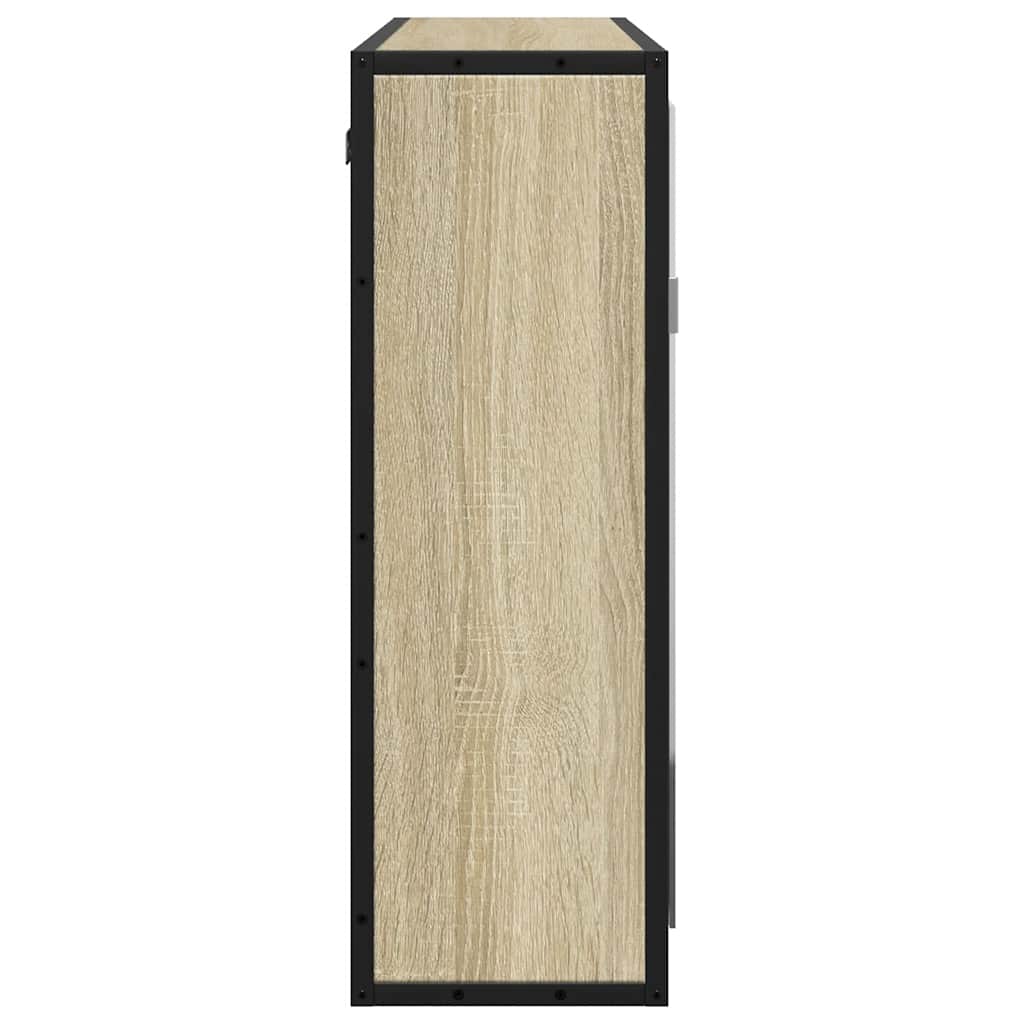 Ντουλάπι Καθρέφτη Μπάνιου Sonoma Δρυς 65 x 20 x 60 εκ. από Τεχνητό Ξύλο - Pakobazaar