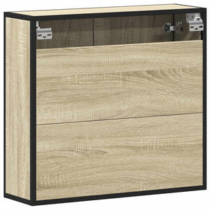 Ντουλάπι Καθρέφτη Μπάνιου Sonoma Δρυς 65 x 20 x 60 εκ. από Τεχνητό Ξύλο - Pakobazaar