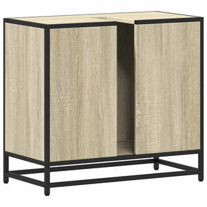 Ντουλάπι Νιπτήρα Μπάνιου Sonoma Δρυς 65 x 33 x 60 εκ. από Τεχνητό Ξύλο - Pakobazaar