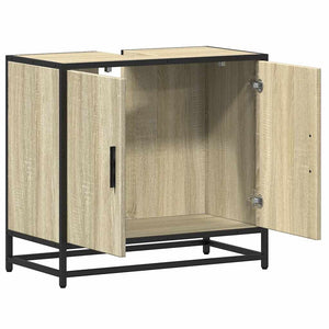 Ντουλάπι Νιπτήρα Μπάνιου Sonoma Δρυς 65 x 33 x 60 εκ. από Τεχνητό Ξύλο - Pakobazaar