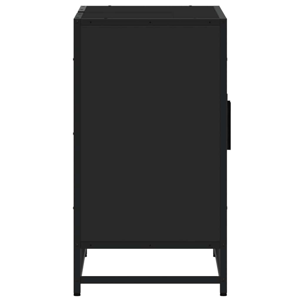 ντουλάπι νιπτήρα μπάνιου μαύρο 90x33x60 cm κατασκευασμένο ξύλο