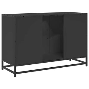 ντουλάπι νιπτήρα μπάνιου μαύρο 90x33x60 cm κατασκευασμένο ξύλο
