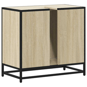 Ντουλάπι Νιπτήρα Μπάνιου Sonoma Δρυς 65x33x60 εκ. Επεξ. Ξύλο - Pakobazaar