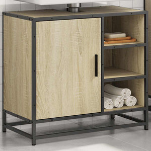 Ντουλάπι Νιπτήρα Μπάνιου Sonoma Δρυς 65 x 33 x 60 εκ. από Τεχνητό Ξύλο - Pakobazaar
