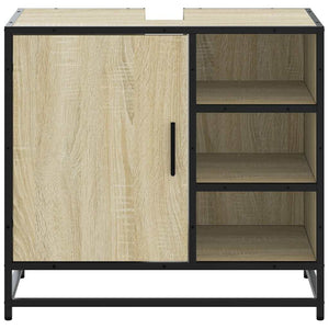 Ντουλάπι Νιπτήρα Μπάνιου Sonoma Δρυς 65 x 33 x 60 εκ. από Τεχνητό Ξύλο - Pakobazaar