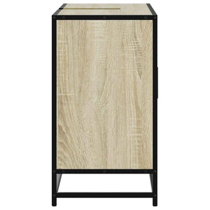 Ντουλάπι Νιπτήρα Μπάνιου Sonoma Δρυς 80 x 33 x 60 εκ. από Τεχνητό Ξύλο - Pakobazaar