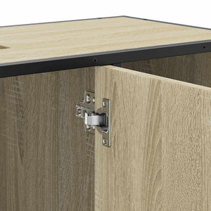 Ντουλάπι Νιπτήρα Μπάνιου Sonoma Δρυς 80 x 33 x 60 εκ. από Τεχνητό Ξύλο - Pakobazaar