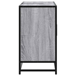 Ντουλάπι Μπάνιου Νιπτήρα Γκρι Sonoma 80 x 33 x 60εκ. Επεξ. Ξύλο