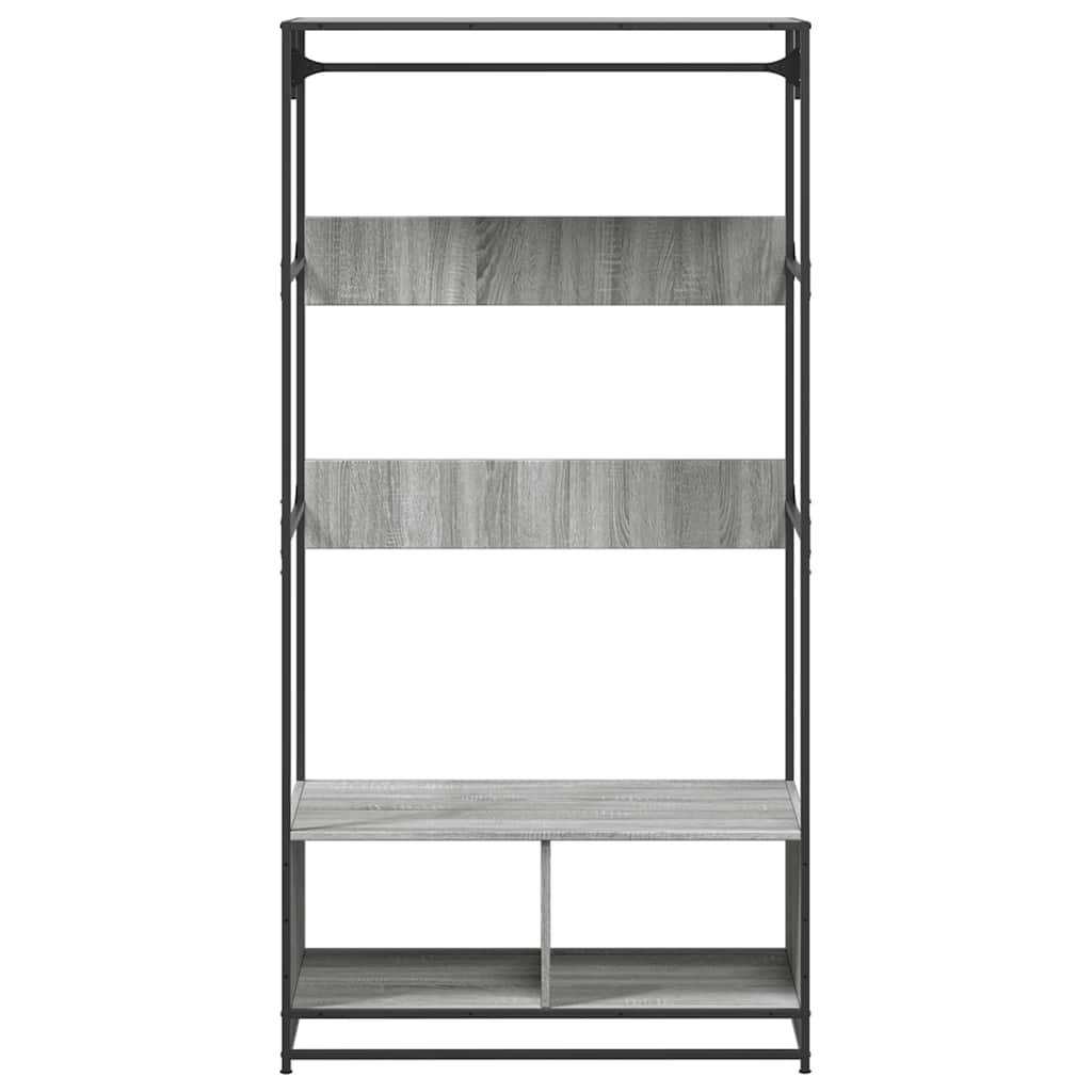 Ντουλάπα Γκρι Sonoma 90x50x180 εκ. από Επεξεργασμένο Ξύλο - Pakobazaar