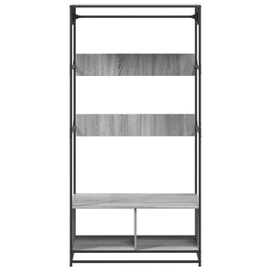 Ντουλάπα Γκρι Sonoma 90x50x180 εκ. από Επεξεργασμένο Ξύλο - Pakobazaar