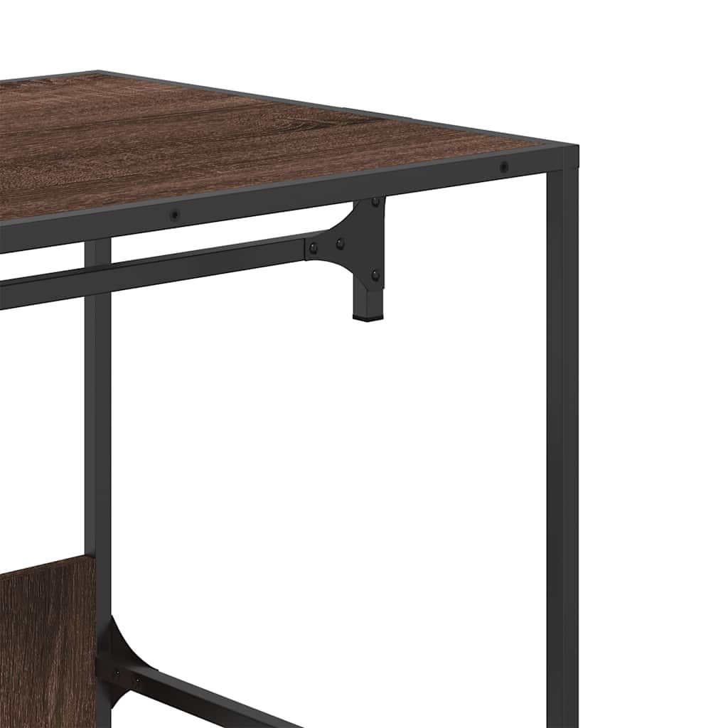 Ντουλάπα Καφέ Δρυς 90x50x180 εκ. από Επεξεργασμένο Ξύλο - Pakobazaar