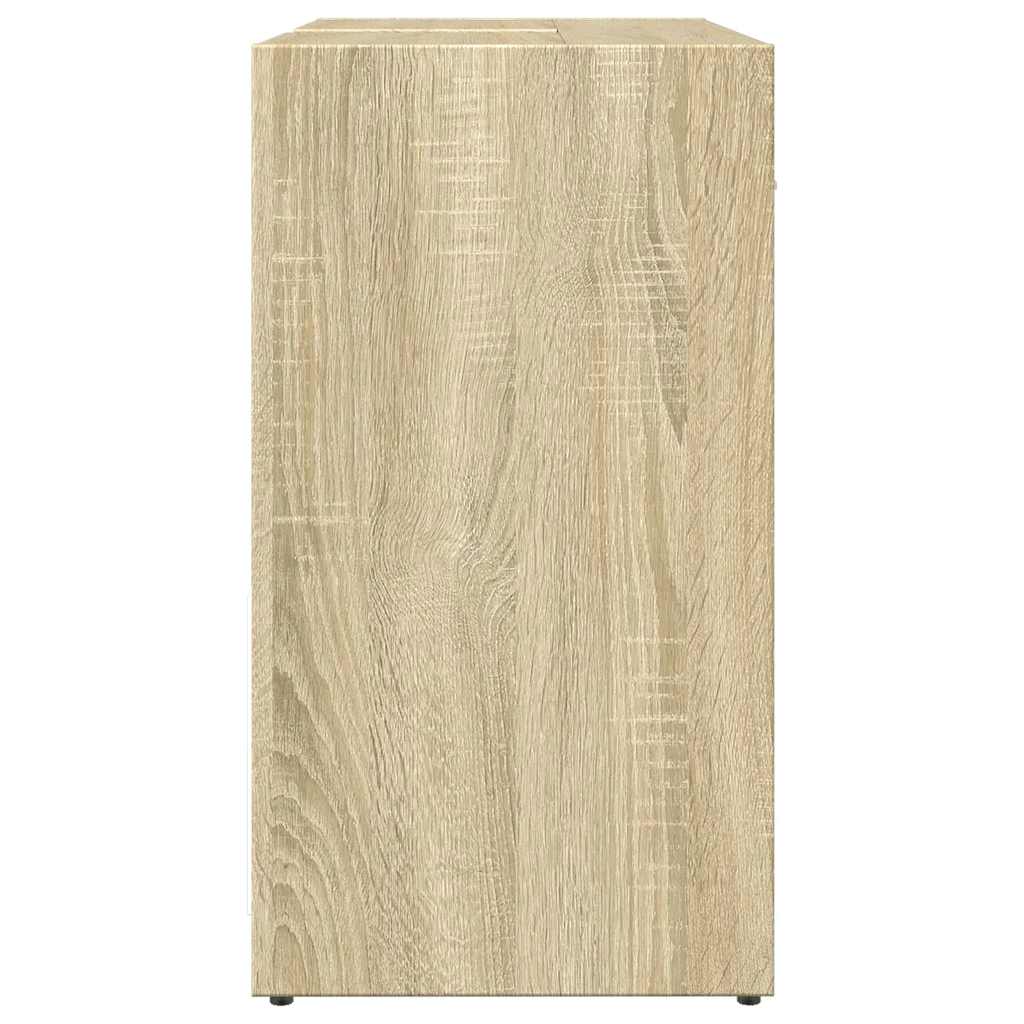 Ντουλάπι Νιπτήρα Μπάνιου Sonoma Δρυς 60x33x60 εκ. Επεξ. Ξύλο - Pakobazaar