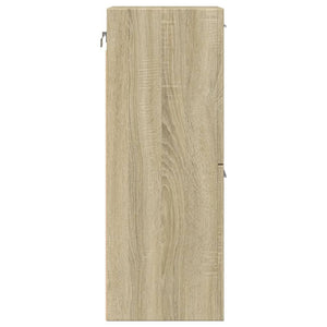 Στήλη Μπάνιου Sonoma Δρυς 30 x 30 x 80 εκ. από Επεξ. Ξύλο
