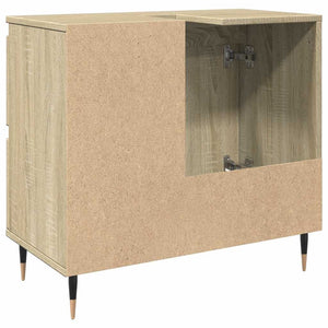 Ντουλάπι Νιπτήρα Μπάνιου Sonoma Δρυς 65x33x60 εκ. Επεξ. Ξύλο
