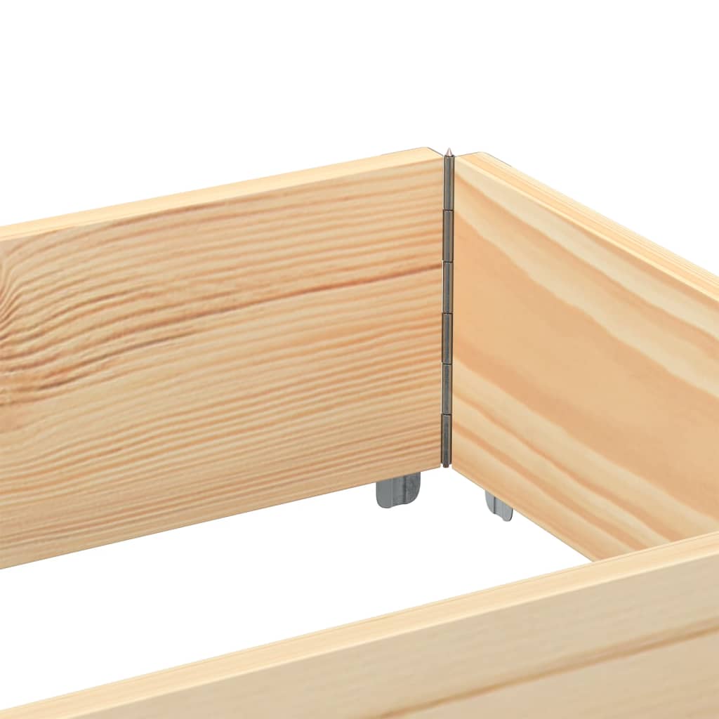 Κολάρα Παλέτας 3 τεμ. 150x50 εκ. από Μασίφ Ξύλο Πεύκου - Pakobazaar