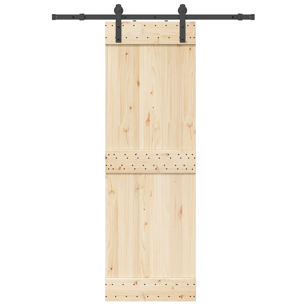 Κιτ υλικού συρόμενης πόρτας 152 cm χάλυβα μαύρο - Pakobazaar