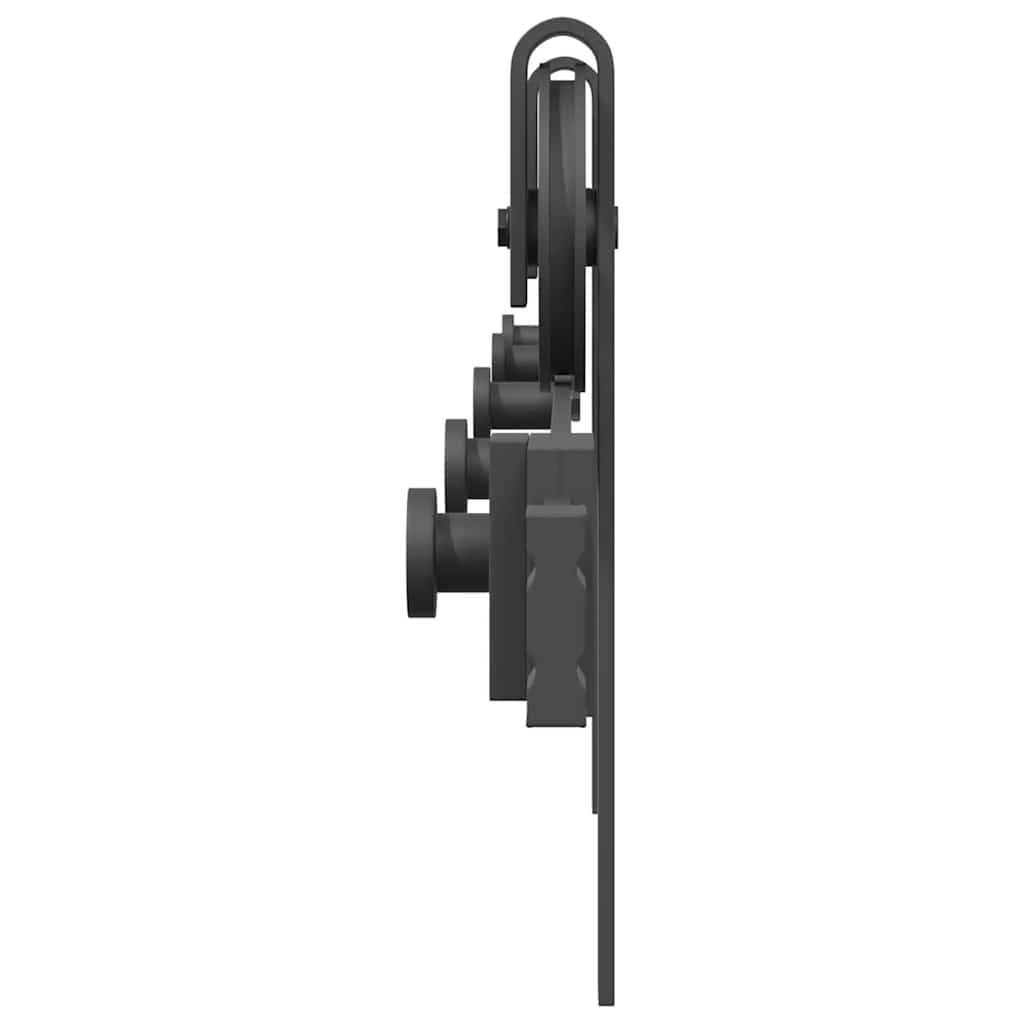 Μηχανισμός Συρόμενης Μεσόπορτας Μαύρος 183 εκ. Ατσάλινος