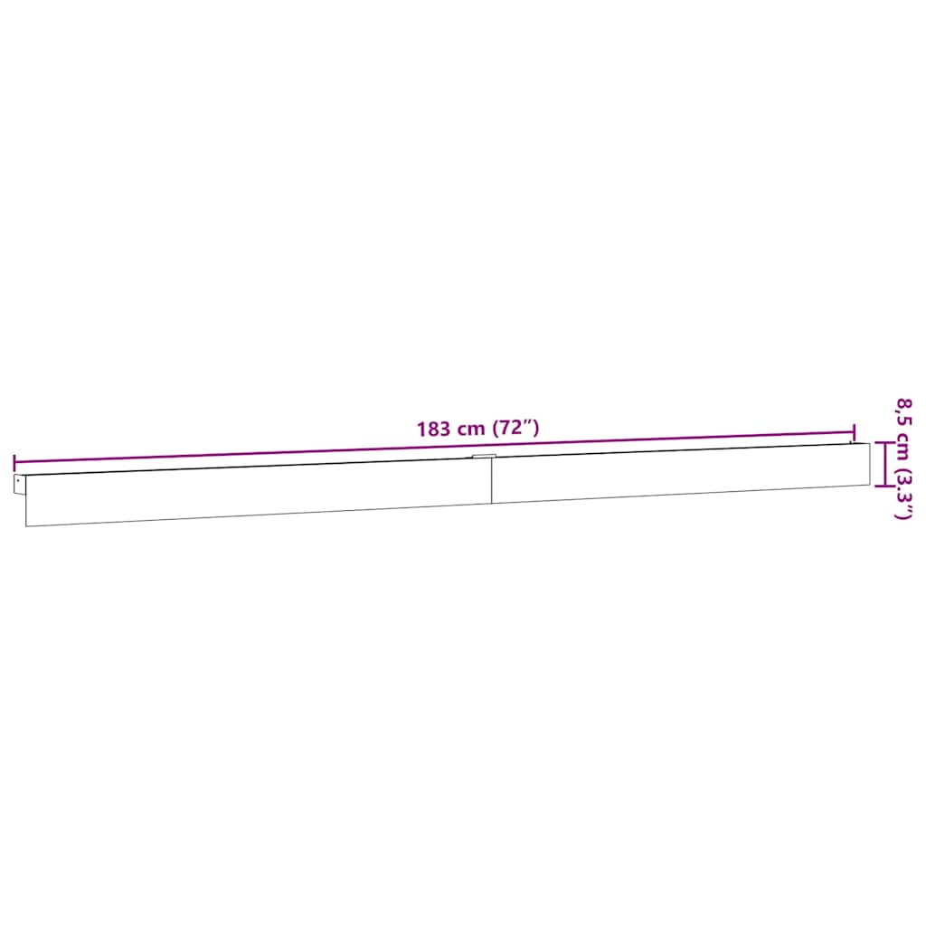 Κιτ υλικού συρόμενης πόρτας 183 cm Κράμα αλουμινίου Sliver