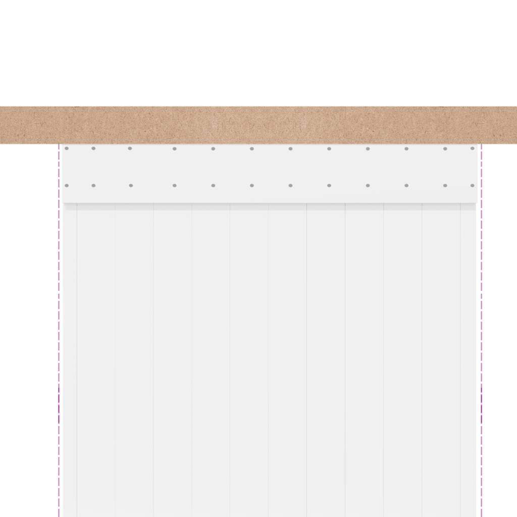 Κιτ υλικού συρόμενης πόρτας 183 cm Κράμα αλουμινίου Sliver