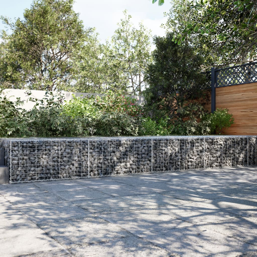 Συρματοκιβώτιο με Κάλυμμα 900x100x50εκ. από Γαλβανισμένο Χάλυβα - Pakobazaar