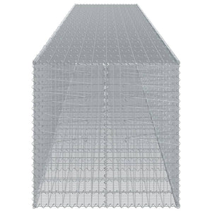Συρματοκιβώτιο με Κάλυμμα 1150x100x100 εκ. Γαλβανισμένο Χάλυβα