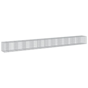 Συρματοκιβώτιο με Κάλυμμα 1150x100x100 εκ. Γαλβανισμένο Χάλυβα