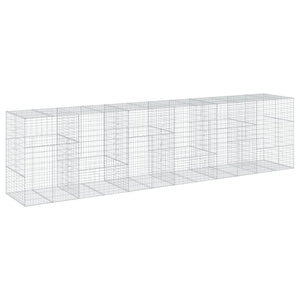 Συρματοκιβώτιο με Κάλυμμα 600x100x150 εκ. Γαλβανισμένο Χάλυβα