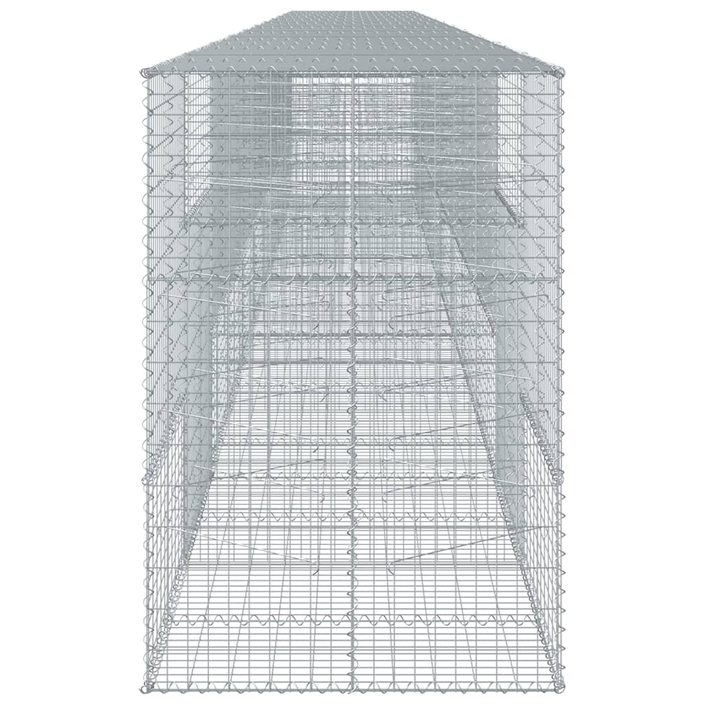 Συρματοκιβώτιο με Κάλυμμα 1100x100x150 εκ. Γαλβανισμένο Χάλυβα