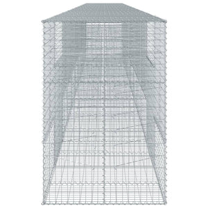 Συρματοκιβώτιο με Κάλυμμα 1100x100x150 εκ. Γαλβανισμένο Χάλυβα