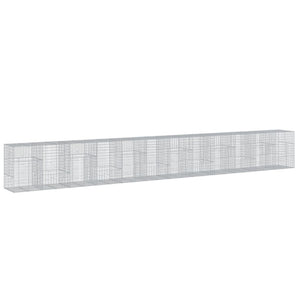 Συρματοκιβώτιο με Κάλυμμα 1200x100x150 εκ. Γαλβανισμένο Χάλυβα