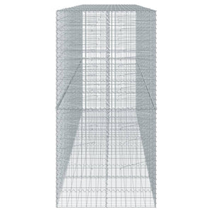 Συρματοκιβώτιο με Κάλυμμα 500x100x200εκ από Γαλβανισμένο Χάλυβα