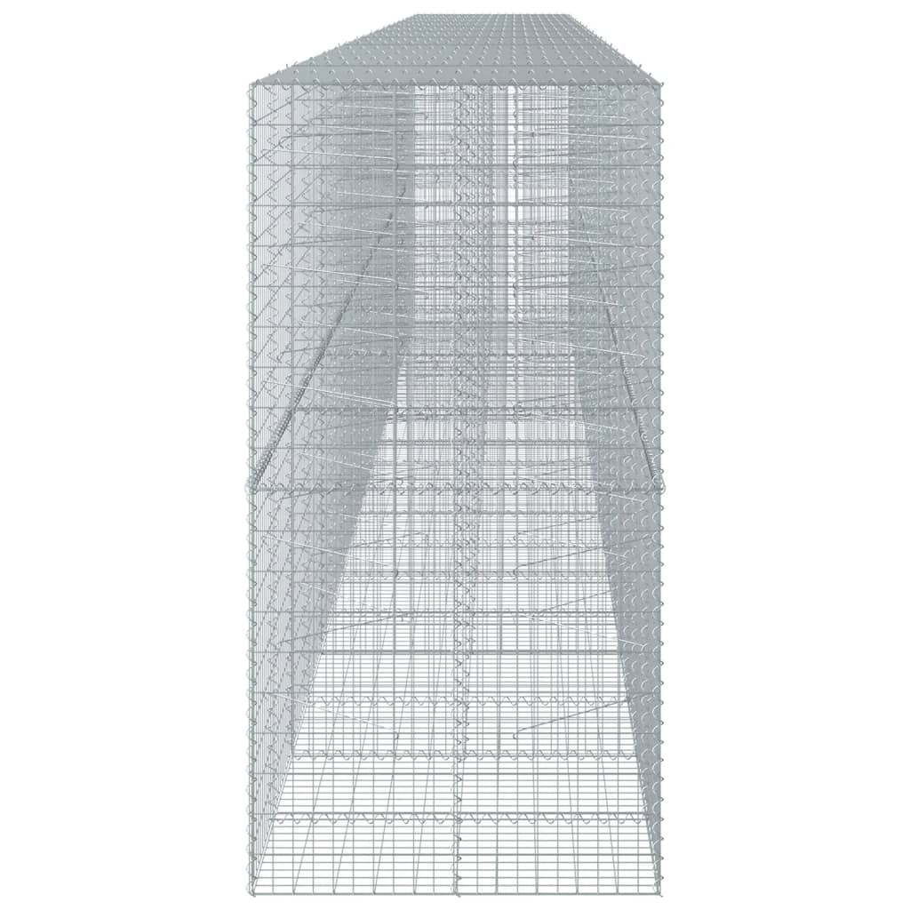 Συρματοκιβώτιο με Κάλυμμα 950x100x200εκ από Γαλβανισμένο Χάλυβα - Pakobazaar