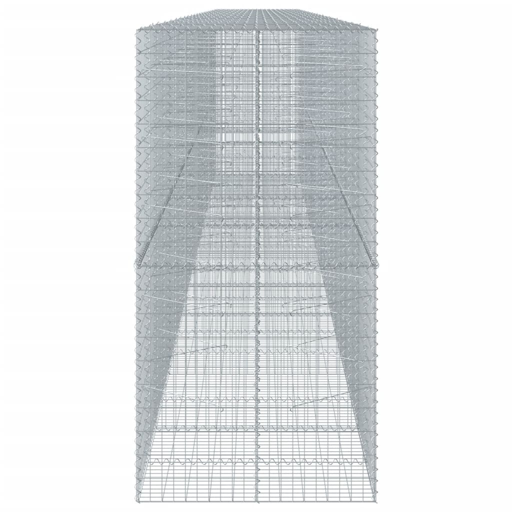 Συρματοκιβώτιο με Κάλυμμα 1100x100x200 εκ. Γαλβανισμένο Χάλυβα - Pakobazaar
