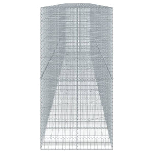 Συρματοκιβώτιο με Κάλυμμα 1150x100x200 εκ Γαλβανισμένο Χάλυβα