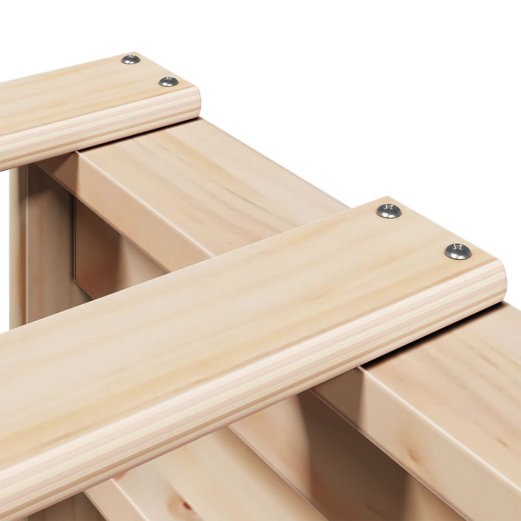 Σκελετός Κρεβατιού Χωρίς Στρώμα 160x200 εκ Μασίφ Ξύλο Πεύκου