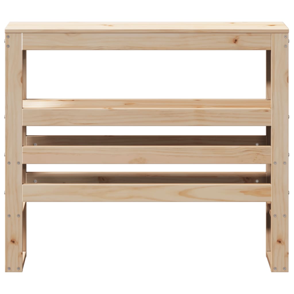 Κεφαλάρι με Ράφια 75 εκ. από Μασίφ Ξύλο Πεύκου - Pakobazaar